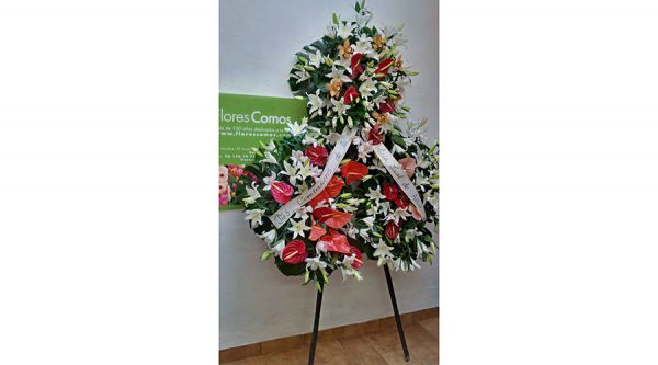 corona de flores para funeral